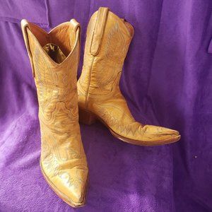 THE OLD GRINGO 9B  BUFF COLOR  COWBOY BOOTS - SNIP